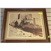 Image 1 : "IMPERIAL OIL LEDUC NO.1" DISCOVERY 1947 FRAMED #'