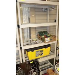 KETER 5 TIER SHELF  18"X36"X73"