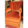 Image 1 : VINTAGE ORANGE ARMCHAIR