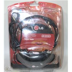 SET OF NEW LG HEADPHONES OVER THE EAR
