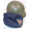 Image 1 : MILITARY HELMET WITH CANADIAN LEGION BERET