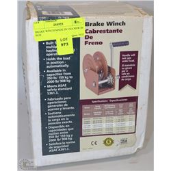 BRAKE WINCH MADE IN USA NEW IN BOX