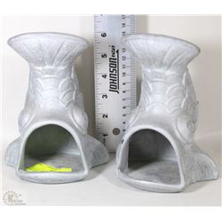 VOITTE CANDLE HOLDERS KOI FISH DESIGN