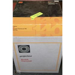 KODAK CAROUSEL PROJECTOR WITH KODAK SLIDE TRAY