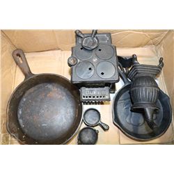 BOX WITH CAST IRON MINI QUEEN COAL STOVE AND MINI