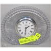 Image 1 : MIKASA CRYSTAL CLOCK "DIAMOND FIRE" MADE IN JAPAN