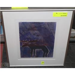 MORRIS MOOSE 1/1 LTD ED SIGNED LITHOGRAPH