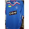 Image 1 : UMBRO "GLASGOW RANGERS" SOCCER JERSEY SIZE LRG