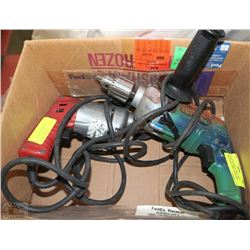HITACHI HAMMER DRILL AND MILWAUKEE DRILL BOTH ARE