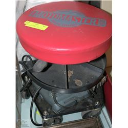 CLARKE HAMMER DRILL, MOTOMASTER SHOP STOOL AND