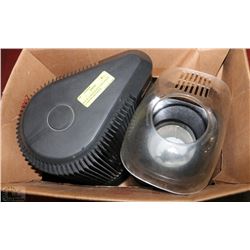 BOX W/ 2 HOUSEHOLD  APPLIANCES; SUNBEAM AIR POPPER