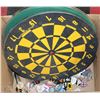 Image 1 : 2 DART BOARDS WITH MANY DARTS AND FLAGS