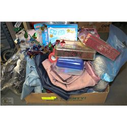 LARGE LOT OF CRAFT SUPPLIES INCLUDING BOLTS OF