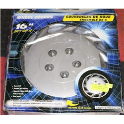 FOUR 16" WHEEL COVERS