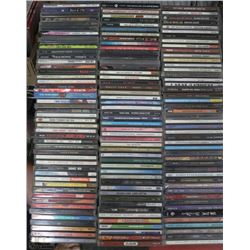 FLAT OF 142 ASSORTED MUSIC C.D'S
