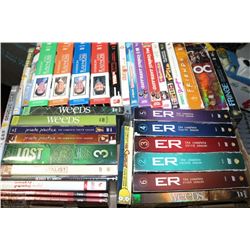 FLAT OF 32 T.V SERIES DVD SETS