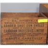 Image 1 : CANADIAN INDUSTRIES LTD. SHOT GUN SHELL WOODEN BOX