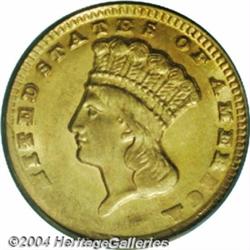 1861-D G$1 MS63 PCGS.