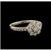 Image 1 : 1.00 ctw Diamond Ring - Platinum