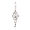 Image 1 : Bulova 14KT White Gold 0.15 ctw Diamond Ladies Watch
