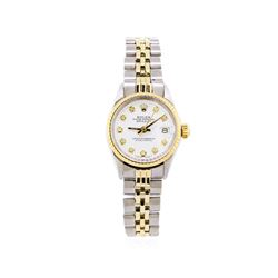 Rolex 14KT Two-Tone Date Ladies Watch