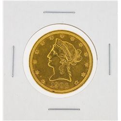 1906 $10 AU Liberty Head Eagle Gold Coin