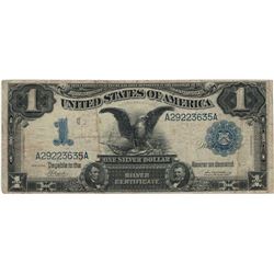 1899 $1 Black Eagle Silver Certificate Bill