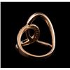 Image 3 : 0.34 ctw Diamond Ring - 14KT Rose Gold
