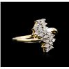 Image 1 : 14KT Yellow Gold 0.50 ctw Diamond Ring