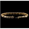 Image 3 : 4.90 ctw Diamond Bracelet - 14KT Yellow Gold