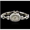 Hamilton 14KT White Gold Diamond Vintage Ladies Watch