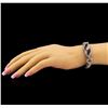 Image 4 : Platinum 4.98 ctw Diamond and Ruby Bracelet