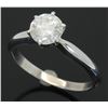 Image 6 : 1.17 ctw Diamond Solitaire Ring - 14KT White Gold