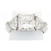 Image 4 : GIA Cert 3.27 ctw Designer Diamond Ring - Platinum