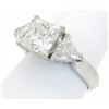 Image 5 : GIA Cert 3.27 ctw Designer Diamond Ring - Platinum