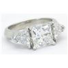 Image 7 : GIA Cert 3.27 ctw Designer Diamond Ring - Platinum