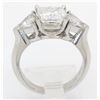 Image 9 : GIA Cert 3.27 ctw Designer Diamond Ring - Platinum