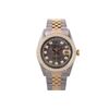 Image 1 : Rolex Two-Tone MOP String Diamond Dial DateJust Men's Watch