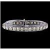 Image 1 : 14.64 ctw Diamond Tennis Bracelet - 14KT White Gold