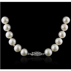 14KT White Gold Pearl Necklace