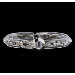 14KT White Gold 0.72 ctw Diamond Bracelet