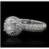 Image 1 : 14KT White Gold 2.58 ctw Diamond Ring