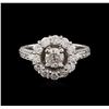 1.57 ctw Diamond Ring - 14KT White Gold