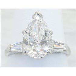 2.89 ctw Diamond Ring - Platinum