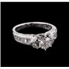 Image 1 : 1.57 ctw Diamond Ring - 18KT White Gold