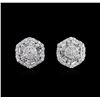 Image 1 : 4.69 ctw Diamond Earrings - 14KT White Gold