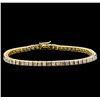 6.30 ctw Diamond Tennis Bracelet - 18KT Yellow Gold