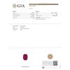 Image 3 : GIA Cert 8.10 ctw Ruby and Diamond Ring - 14KT Yellow Gold
