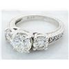 Image 8 : GIA Cert 2.76 ctw Diamond Ring - 14KT White Gold