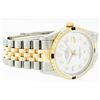 Image 4 : Rolex 18K Two-Tone 1.00 ctw Diamond and Sapphire DateJust Men's Watch